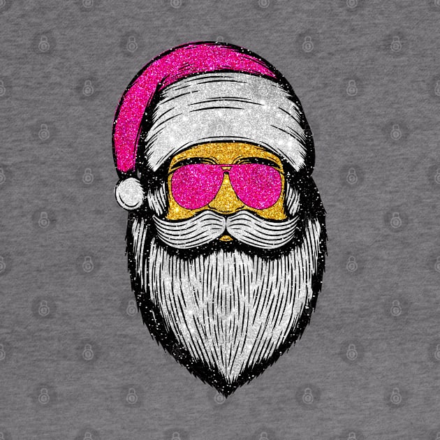 Pink Santa Claus, Christmas Lights Pink Santa by Fashion planet